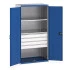 40021108 - Armoire CUBIO SMF-10620-21 - Portes Perfo, 4 Tiroirs, 2 Tablettes - LxPxH 1050x650x2000mm - Bleu Gentiane RAL 5010 40021108 - Armoire CUBIO SMF-10620-21 - Portes Perfo, 4 Tiroirs, 2 Tablettes - LxPxH 1050x650x2000mm - Bleu Gentiane RAL 5010