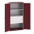 40021108 - Armoire CUBIO SMF-10620-21 - Portes Perfo, 4 Tiroirs, 2 Tablettes - LxPxH 1050x650x2000mm - Rouge Pourpre RAL 3004 40021108 - Armoire CUBIO SMF-10620-21 - Portes Perfo, 4 Tiroirs, 2 Tablettes - LxPxH 1050x650x2000mm - Rouge Pourpre RAL 3004