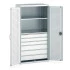 40021113 - Armoire CUBIO SMF-10620-114 - Portes Perfo, 6 Tiroirs, 2 Tablettes - LxPxH 1050x650x2000mm - Gris Clair RAL 7035 40021113 - Armoire CUBIO SMF-10620-114 - Portes Perfo, 6 Tiroirs, 2 Tablettes - LxPxH 1050x650x2000mm - Gris Clair RAL 7035
