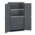 40021113 - Armoire CUBIO SMF-10620-114 - Portes Perfo, 6 Tiroirs, 2 Tablettes - LxPxH 1050x650x2000mm - Full Gris Anthracite RAL 7016 40021113 - Armoire CUBIO SMF-10620-114 - Portes Perfo, 6 Tiroirs, 2 Tablettes - LxPxH 1050x650x2000mm - Full Gris Anthracite RAL 7016