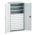 40021114 - Armoire CUBIO SMF-10620-115 - Portes Perfo, 9 Tiroirs, 3 Tablettes - LxPxH 1050x650x2000mm - Gris Clair RAL 7035 40021114 - Armoire CUBIO SMF-10620-115 - Portes Perfo, 9 Tiroirs, 3 Tablettes - LxPxH 1050x650x2000mm - Gris Clair RAL 7035