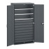 40021114 - Armoire CUBIO SMF-10620-115 - Portes Perfo, 9 Tiroirs, 3 Tablettes - LxPxH 1050x650x2000mm - Full Gris Anthracite RAL 7016 40021114 - Armoire CUBIO SMF-10620-115 - Portes Perfo, 9 Tiroirs, 3 Tablettes - LxPxH 1050x650x2000mm - Full Gris Anthracite RAL 7016