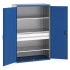40022139 - CUBIO Armoire SMF 13620-116 - Avec 2 Tiroirs, 3 Tablettes - LxPxH 1300x650x2000mm - Bleu Gentiane RAL 5010 40022139 - CUBIO Armoire SMF 13620-116 - Avec 2 Tiroirs, 3 Tablettes - LxPxH 1300x650x2000mm - Bleu Gentiane RAL 5010
