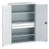 40022139 - CUBIO Armoire SMF 13620-116 - Avec 2 Tiroirs, 3 Tablettes - LxPxH 1300x650x2000mm - Gris Clair RAL 7035 40022139 - CUBIO Armoire SMF 13620-116 - Avec 2 Tiroirs, 3 Tablettes - LxPxH 1300x650x2000mm - Gris Clair RAL 7035