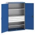 40022087 - Armoire CUBIO SMF-13620 - Avec Portes Perfo, 3 Tiroirs, 3 Tablettes - LxPxH 1300x650x2000mm - Bleu Gentiane RAL 5010 40022087 - Armoire CUBIO SMF-13620 - Avec Portes Perfo, 3 Tiroirs, 3 Tablettes - LxPxH 1300x650x2000mm - Bleu Gentiane RAL 5010