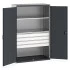 40022088 - Armoire CUBIO SMF-13620 - Avec Portes Perfo, 4 Tiroirs, 2 Tablettes - LxPxH 1300x650x2000mm - Gris Anthracite RAL 7016 40022088 - Armoire CUBIO SMF-13620 - Avec Portes Perfo, 4 Tiroirs, 2 Tablettes - LxPxH 1300x650x2000mm - Gris Anthracite RAL 7016