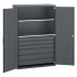 40022141 - CUBIO Armoire SMF 13620-117 - Avec 6 Tiroirs, 2 Tablettes - LxPxH 1300x650x2000mm - Full Gris Anthracite RAL 7016 40022141 - CUBIO Armoire SMF 13620-117 - Avec 6 Tiroirs, 2 Tablettes - LxPxH 1300x650x2000mm - Full Gris Anthracite RAL 7016