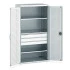 40021109 - Armoire CUBIO SMF-10620-110 - Portes Perfo, 3 Tiroirs, 3 Tablettes - LxPxH 1050x650x2000mm - Gris Clair RAL 7035 40021109 - Armoire CUBIO SMF-10620-110 - Portes Perfo, 3 Tiroirs, 3 Tablettes - LxPxH 1050x650x2000mm - Gris Clair RAL 7035