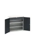 16926552 - VERSO Armoire Polyvalente - Avec 2 Tablettes, 1 Tiroir - LxPxH 1050x550x1000mm - Gris Anthracite RAL 7016 16926552 - VERSO Armoire Polyvalente - Avec 2 Tablettes, 1 Tiroir - LxPxH 1050x550x1000mm - Gris Anthracite RAL 7016