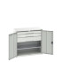 16926554 - VERSO Armoire Polyvalente - Avec 1 Tablette, 3 Tiroirs - LxPxH 1050x550x1000mm - Gris Clair RAL 7035 16926554 - VERSO Armoire Polyvalente - Avec 1 Tablette, 3 Tiroirs - LxPxH 1050x550x1000mm - Gris Clair RAL 7035