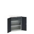 16926453 - VERSO Armoire Polyvalente - Avec 1 Tablette, 2 Tiroirs - LxPxH 800x550x1000mm - Gris Anthracite RAL 7016 16926453 - VERSO Armoire Polyvalente - Avec 1 Tablette, 2 Tiroirs - LxPxH 800x550x1000mm - Gris Anthracite RAL 7016