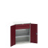 16926453 - VERSO Armoire Polyvalente - Avec 1 Tablette, 2 Tiroirs - LxPxH 800x550x1000mm - Rouge Pourpre RAL 3004 16926453 - VERSO Armoire Polyvalente - Avec 1 Tablette, 2 Tiroirs - LxPxH 800x550x1000mm - Rouge Pourpre RAL 3004