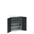 16926454 - VERSO Armoire Polyvalente - Avec 1 Tablette, 3 Tiroirs - LxPxH 800x550x1000mm - Gris Anthracite RAL 7016 16926454 - VERSO Armoire Polyvalente - Avec 1 Tablette, 3 Tiroirs - LxPxH 800x550x1000mm - Gris Anthracite RAL 7016