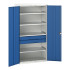 16926574 - VERSO Armoire Polyvalente - Avec 4 Tablettes, 2 Tiroirs - LxPxH 1050x550x2000mm - Bleu Gentiane RAL 5010 16926574 - VERSO Armoire Polyvalente - Avec 4 Tablettes, 2 Tiroirs - LxPxH 1050x550x2000mm - Bleu Gentiane RAL 5010
