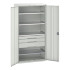 16926575 - VERSO Armoire Polyvalente - Avec 4 Tablettes, 3 Tiroirs - LxPxH 1050x550x2000mm - Gris Clair RAL 7035 16926575 - VERSO Armoire Polyvalente - Avec 4 Tablettes, 3 Tiroirs - LxPxH 1050x550x2000mm - Gris Clair RAL 7035