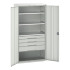 16926576 - VERSO Armoire Polyvalente - Avec 3 Tablettes, 4 Tiroirs - LxPxH 1050x550x2000mm - Gris Clair RAL 7035 16926576 - VERSO Armoire Polyvalente - Avec 3 Tablettes, 4 Tiroirs - LxPxH 1050x550x2000mm - Gris Clair RAL 7035