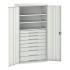 16926577 - VERSO Armoire Polyvalente - Avec 3 Tablettes, 8 Tiroirs - LxPxH 1050x550x2000mm - Gris Clair RAL 7035 16926577 - VERSO Armoire Polyvalente - Avec 3 Tablettes, 8 Tiroirs - LxPxH 1050x550x2000mm - Gris Clair RAL 7035