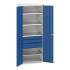 16926456 - VERSO Armoire Polyvalente - Avec 4 Tablettes, 3 Tiroirs - LxPxH 800x550x2000mm - Bleu Gentiane RAL 5010 16926456 - VERSO Armoire Polyvalente - Avec 4 Tablettes, 3 Tiroirs - LxPxH 800x550x2000mm - Bleu Gentiane RAL 5010