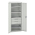 16926456 - VERSO Armoire Polyvalente - Avec 4 Tablettes, 3 Tiroirs - LxPxH 800x550x2000mm - Gris Clair RAL 7035 16926456 - VERSO Armoire Polyvalente - Avec 4 Tablettes, 3 Tiroirs - LxPxH 800x550x2000mm - Gris Clair RAL 7035