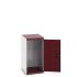 40018087 - Armoire CUBIO SMLF-5610-1 - Avec Portes Perfo - LxPxH 525x650x1000mm - Rouge Pourpre RAL 3004 40018087 - Armoire CUBIO SMLF-5610-1 - Avec Portes Perfo - LxPxH 525x650x1000mm - Rouge Pourpre RAL 3004