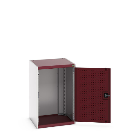 40019089 - CUBIO Armoire SMLF-6610-1 - Avec Portes Perfo - LxPxH 650x650x1000mm - Rouge Pourpre RAL 3004 40019089 - CUBIO Armoire SMLF-6610-1 - Avec Portes Perfo - LxPxH 650x650x1000mm - Rouge Pourpre RAL 3004