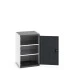 40019121 - Armoire CUBIO SMF-6610-11 - Avec Portes Perfo et 2 Tablettes - LxPxH 650x650x1000mm - Gris Anthracite RAL 7016 40019121 - Armoire CUBIO SMF-6610-11 - Avec Portes Perfo et 2 Tablettes - LxPxH 650x650x1000mm - Gris Anthracite RAL 7016