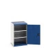 40019121 - Armoire CUBIO SMF-6610-11 - Avec Portes Perfo et 2 Tablettes - LxPxH 650x650x1000mm - Bleu Gentiane RAL 5010 40019121 - Armoire CUBIO SMF-6610-11 - Avec Portes Perfo et 2 Tablettes - LxPxH 650x650x1000mm - Bleu Gentiane RAL 5010