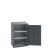 40019121 - Armoire CUBIO SMF-6610-11 - Avec Portes Perfo et 2 Tablettes - LxPxH 650x650x1000mm - Full Gris Anthracite RAL 7016 40019121 - Armoire CUBIO SMF-6610-11 - Avec Portes Perfo et 2 Tablettes - LxPxH 650x650x1000mm - Full Gris Anthracite RAL 7016
