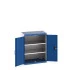 40012078 - Armoire CUBIO SMF-8510-11 - Avec Portes Perfo et 2 Tablettes - LxPxH 800x525x1000mm - Bleu Gentiane RAL 5010 40012078 - Armoire CUBIO SMF-8510-11 - Avec Portes Perfo et 2 Tablettes - LxPxH 800x525x1000mm - Bleu Gentiane RAL 5010