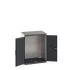 40020085 - CUBIO Armoire SMLF-8610-1 - Avec Portes Perfo - LxPxH 800x650x1000mm - Gris Anthracite RAL 7016 40020085 - CUBIO Armoire SMLF-8610-1 - Avec Portes Perfo - LxPxH 800x650x1000mm - Gris Anthracite RAL 7016