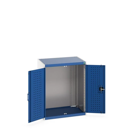 40020085 - CUBIO Armoire SMLF-8610-1 - Avec Portes Perfo - LxPxH 800x650x1000mm - Bleu Gentiane RAL 5010 40020085 - CUBIO Armoire SMLF-8610-1 - Avec Portes Perfo - LxPxH 800x650x1000mm - Bleu Gentiane RAL 5010