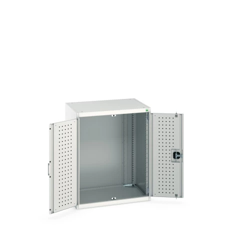 40020085 - CUBIO Armoire SMLF-8610-1 - Avec Portes Perfo - LxPxH 800x650x1000mm - Gris Clair RAL 7035 40020085 - CUBIO Armoire SMLF-8610-1 - Avec Portes Perfo - LxPxH 800x650x1000mm - Gris Clair RAL 7035