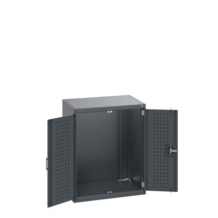 40020085 - CUBIO Armoire SMLF-8610-1 - Avec Portes Perfo - LxPxH 800x650x1000mm - Full Gris Anthracite RAL 7016 40020085 - CUBIO Armoire SMLF-8610-1 - Avec Portes Perfo - LxPxH 800x650x1000mm - Full Gris Anthracite RAL 7016