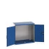 40021061 - CUBIO Armoire SMLF-10610 - Avec Portes Perfo - LxPxH 1050x650x1000mm - Bleu Gentiane RAL 5010 40021061 - CUBIO Armoire SMLF-10610 - Avec Portes Perfo - LxPxH 1050x650x1000mm - Bleu Gentiane RAL 5010