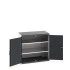 40021095 - Armoire CUBIO SMLF 10610-11 - Avec Portes Perfo et 2 Tablettes - LxPxH 1050x650x1000mm - Gris Anthracite RAL 7016 40021095 - Armoire CUBIO SMLF 10610-11 - Avec Portes Perfo et 2 Tablettes - LxPxH 1050x650x1000mm - Gris Anthracite RAL 7016