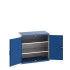 40021095 - Armoire CUBIO SMLF 10610-11 - Avec Portes Perfo et 2 Tablettes - LxPxH 1050x650x1000mm - Bleu Gentiane RAL 5010 40021095 - Armoire CUBIO SMLF 10610-11 - Avec Portes Perfo et 2 Tablettes - LxPxH 1050x650x1000mm - Bleu Gentiane RAL 5010