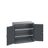 40021095 - Armoire CUBIO SMLF 10610-11 - Avec Portes Perfo et 2 Tablettes - LxPxH 1050x650x1000mm - Full Gris Anthracite RAL 7016 40021095 - Armoire CUBIO SMLF 10610-11 - Avec Portes Perfo et 2 Tablettes - LxPxH 1050x650x1000mm - Full Gris Anthracite RAL 7016