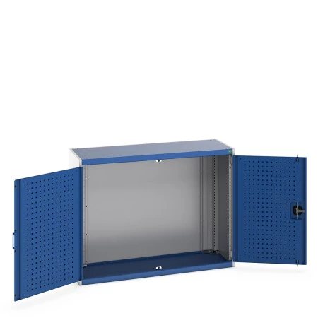 40014013 - CUBIO Armoire SMLF-13510-1 - Avec Portes Perfo - LxPxH 1300x525x1000mm - Bleu Gentiane RAL 5010 40014013 - CUBIO Armoire SMLF-13510-1 - Avec Portes Perfo - LxPxH 1300x525x1000mm - Bleu Gentiane RAL 5010