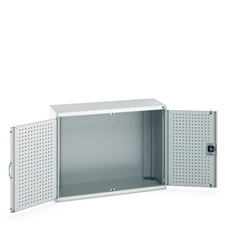 40014013 - CUBIO Armoire SMLF-13510-1 - Avec Portes Perfo - LxPxH 1300x525x1000mm - Gris Clair RAL 7035 40014013 - CUBIO Armoire SMLF-13510-1 - Avec Portes Perfo - LxPxH 1300x525x1000mm - Gris Clair RAL 7035