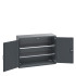 40014047 - Armoire CUBIO SMF-13510-11 - Avec Portes Perfo et 2 Tablettes - LxPxH 1300x525x1000mm - Full Gris Anthracite RAL 7016 40014047 - Armoire CUBIO SMF-13510-11 - Avec Portes Perfo et 2 Tablettes - LxPxH 1300x525x1000mm - Full Gris Anthracite RAL 7016