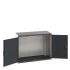 40022013 - CUBIO Armoire SMLF-13610-1 - Avec Portes Perfo - LxPxH 1300x650x1000mm - Gris Anthracite RAL 7016 40022013 - CUBIO Armoire SMLF-13610-1 - Avec Portes Perfo - LxPxH 1300x650x1000mm - Gris Anthracite RAL 7016