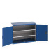 40022047 - Armoire CUBIO SMF-13610-11 - Avec Portes Perfo et 2 Tablettes - LxPxH 1300x650x1000mm - Bleu Gentiane RAL 5010 40022047 - Armoire CUBIO SMF-13610-11 - Avec Portes Perfo et 2 Tablettes - LxPxH 1300x650x1000mm - Bleu Gentiane RAL 5010