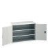40022047 - Armoire CUBIO SMF-13610-11 - Avec Portes Perfo et 2 Tablettes - LxPxH 1300x650x1000mm - Gris Clair RAL 7035 40022047 - Armoire CUBIO SMF-13610-11 - Avec Portes Perfo et 2 Tablettes - LxPxH 1300x650x1000mm - Gris Clair RAL 7035