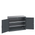 40022047 - Armoire CUBIO SMF-13610-11 - Avec Portes Perfo et 2 Tablettes - LxPxH 1300x650x1000mm - Full Gris Anthracite RAL 7016 40022047 - Armoire CUBIO SMF-13610-11 - Avec Portes Perfo et 2 Tablettes - LxPxH 1300x650x1000mm - Full Gris Anthracite RAL 7016