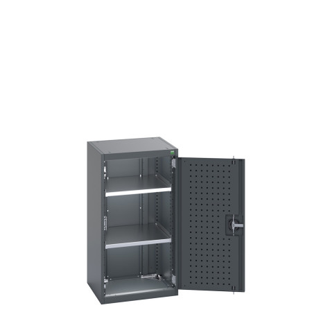 40010098 - Armoire CUBIO SMF-5510-11 - Avec Portes Perfo et 2 Tablettes - LxPxH 525x525x1000mm - Full Gris Anthracite RAL 7016 40010098 - Armoire CUBIO SMF-5510-11 - Avec Portes Perfo et 2 Tablettes - LxPxH 525x525x1000mm - Full Gris Anthracite RAL 7016