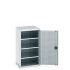 40019122 - Armoire CUBIO SMF-6612-11 - Avec Portes Perfo et 3 Tablettes - LxPxH 650x650x1200mm - Gris Clair RAL 7035 40019122 - Armoire CUBIO SMF-6612-11 - Avec Portes Perfo et 3 Tablettes - LxPxH 650x650x1200mm - Gris Clair RAL 7035