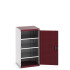 40019122 - Armoire CUBIO SMF-6612-11 - Avec Portes Perfo et 3 Tablettes - LxPxH 650x650x1200mm - Rouge Pourpre RAL 3004 40019122 - Armoire CUBIO SMF-6612-11 - Avec Portes Perfo et 3 Tablettes - LxPxH 650x650x1200mm - Rouge Pourpre RAL 3004