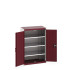 40012079 - Armoire CUBIO SMF-8512-11 - Avec Portes Perfo et 3 Tablettes - LxPxH 800x525x1200mm - Rouge Pourpre RAL 3004 40012079 - Armoire CUBIO SMF-8512-11 - Avec Portes Perfo et 3 Tablettes - LxPxH 800x525x1200mm - Rouge Pourpre RAL 3004