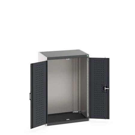 40020087 - Armoire CUBIO SMLF-8612-1 - Avec Portes Perfo - LxPxH 800x650x1200mm - Gris Anthracite RAL 7016 40020087 - Armoire CUBIO SMLF-8612-1 - Avec Portes Perfo - LxPxH 800x650x1200mm - Gris Anthracite RAL 7016
