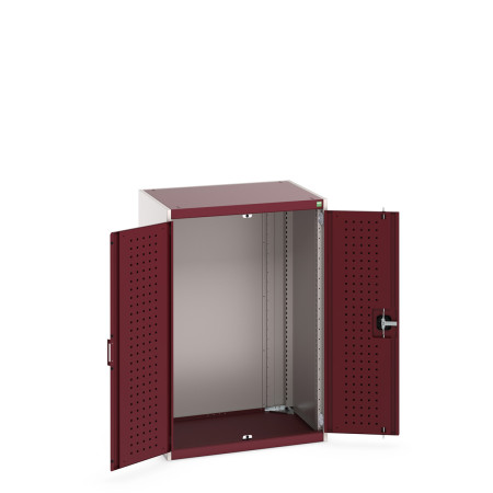 40020087 - Armoire CUBIO SMLF-8612-1 - Avec Portes Perfo - LxPxH 800x650x1200mm - Rouge Pourpre RAL 3004 40020087 - Armoire CUBIO SMLF-8612-1 - Avec Portes Perfo - LxPxH 800x650x1200mm - Rouge Pourpre RAL 3004